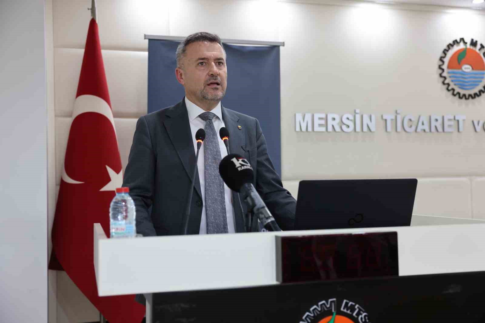 MTSO Başkanı Çakır: "ABD pazarı Mersin için yeni fırsatlar sunuyor"