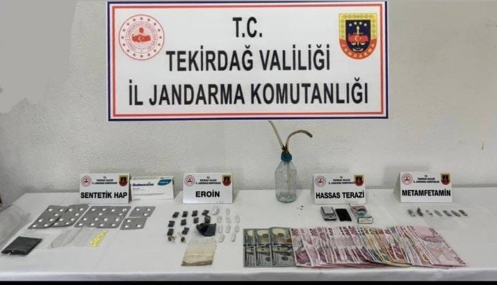 Tekirdağ’da jandarmadan uyuşturucu operasyonları: Çok sayıda madde ele geçirildi
