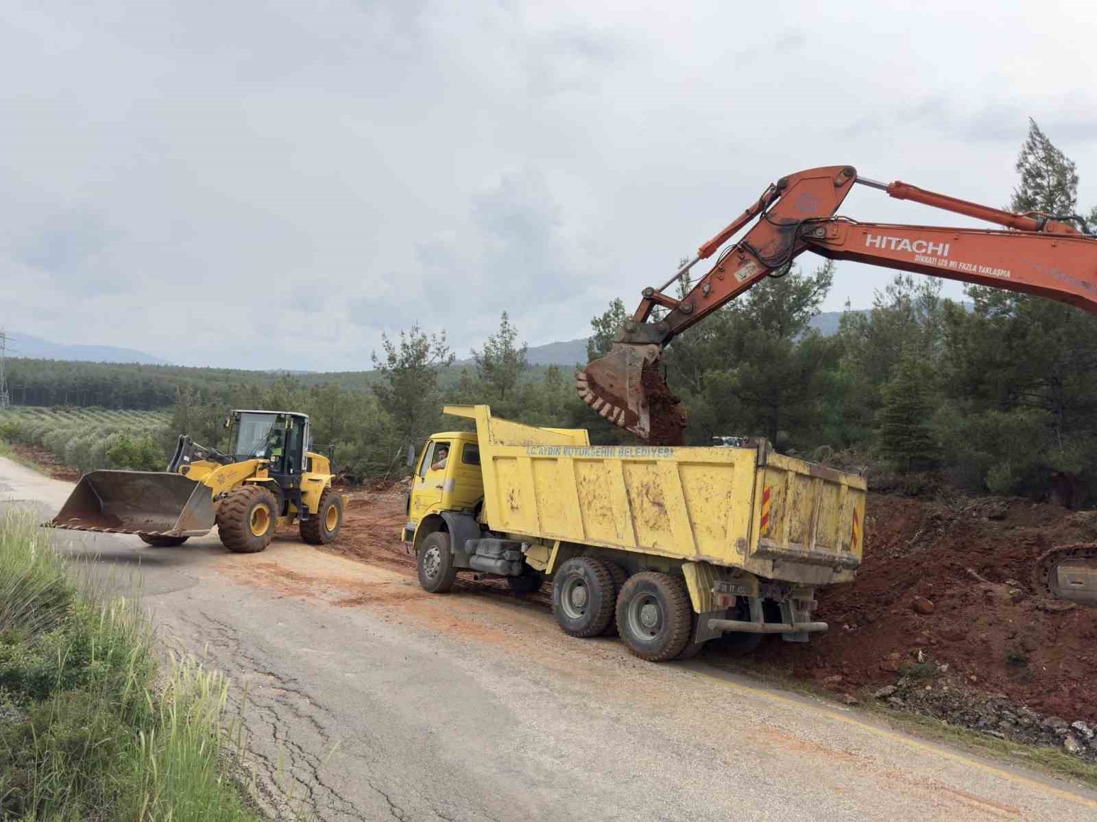 Karacasu’daki yol sorunu çözüme kavuşuyor
