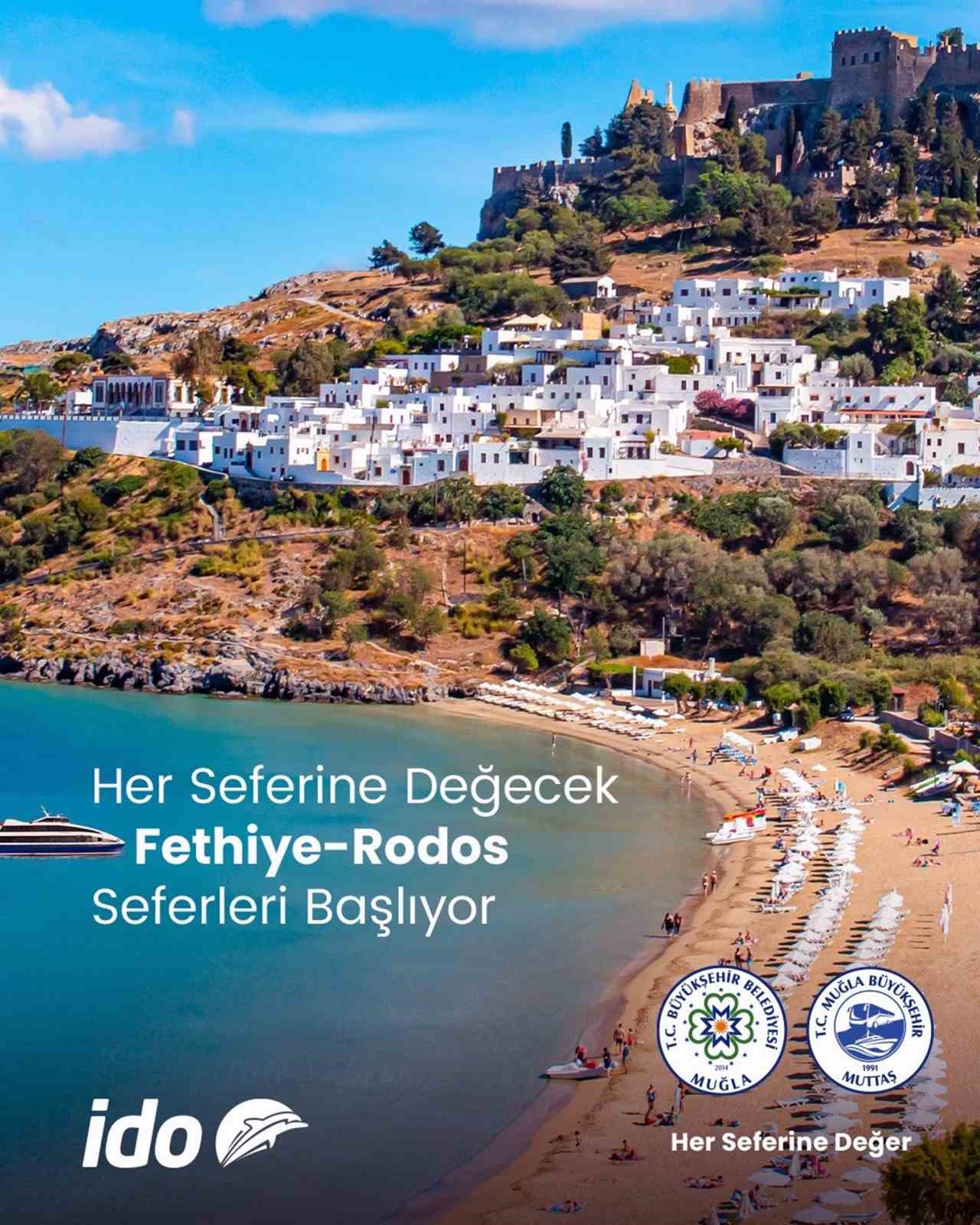 Muğla’dan Rodos’a mavi yolculuk başlıyor
