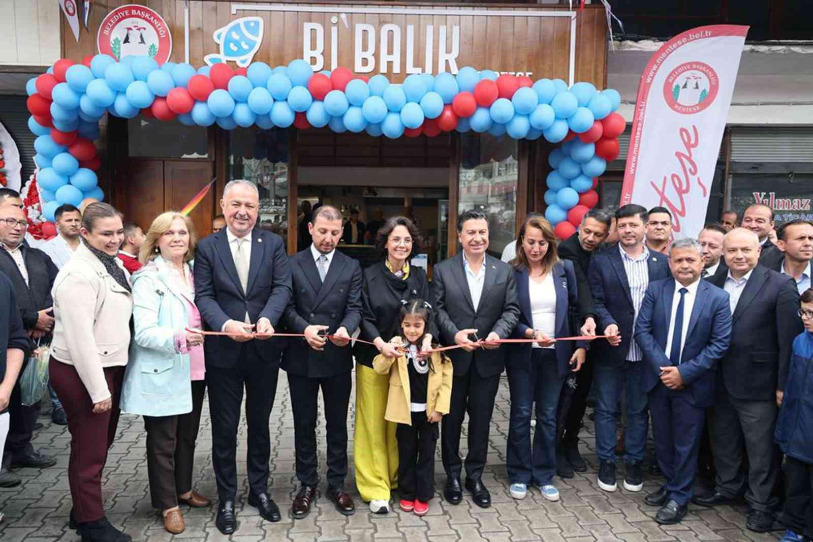 Menteşe Belediyesi işletmesi ‘Bi’Balık’ açıldı