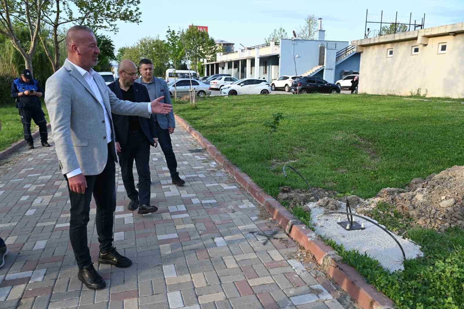 Atatürk Kültür Parkı aydınlatılıyor