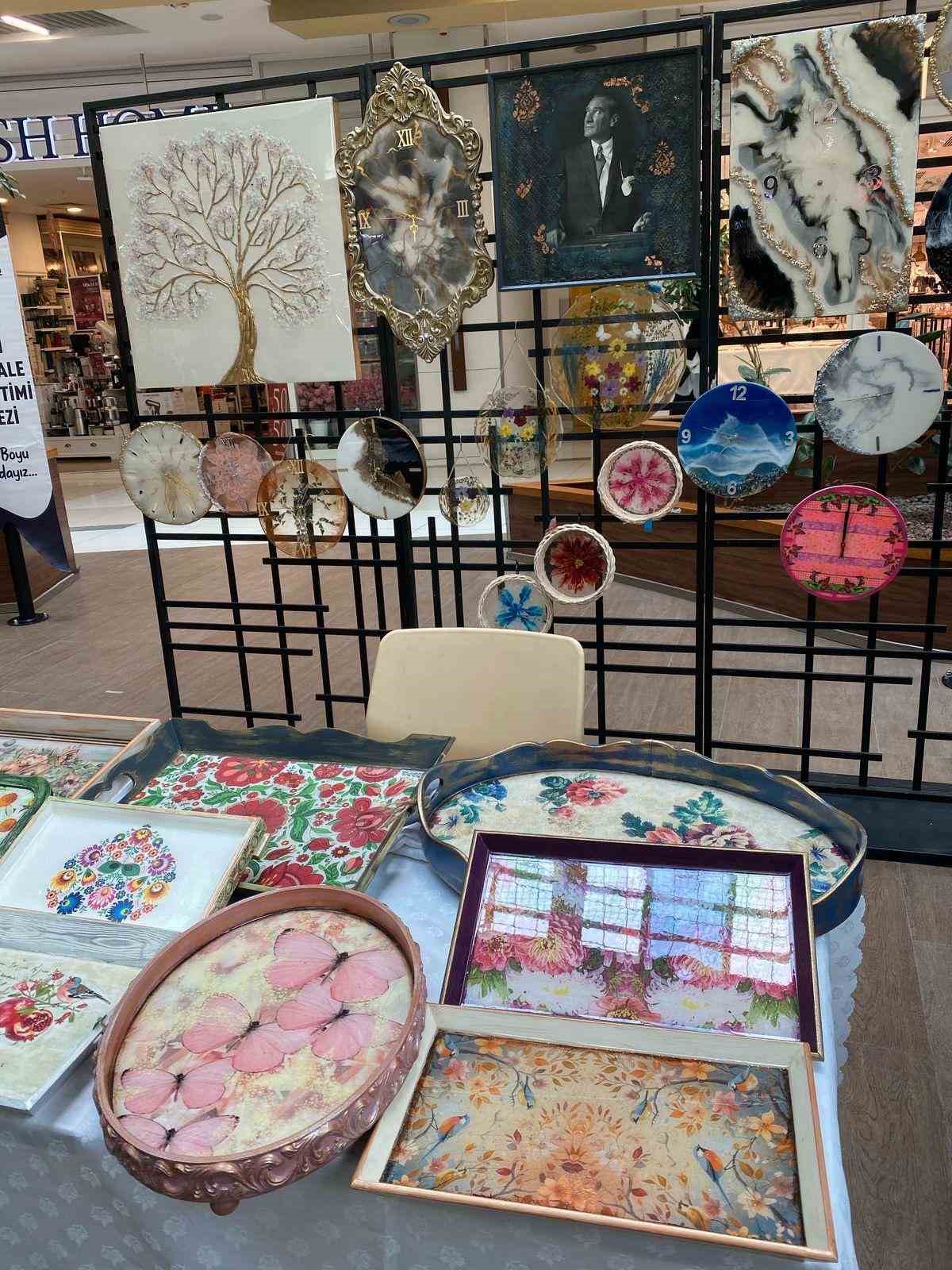 Epoksi &uuml;r&uuml;nler  &lsquo;Sanatın Işıltısı&rsquo; ile sanatseverin beğenisine sunuldu
