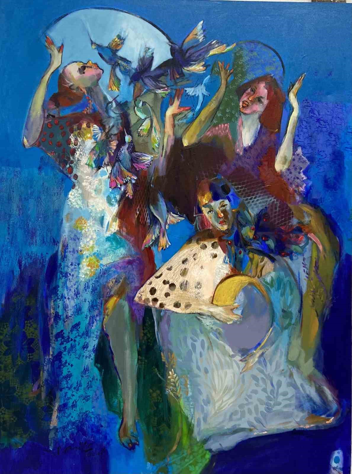 Ressam Nurgül Ferahoğlu, eserlerini Gaziantep’te sergileyecek
