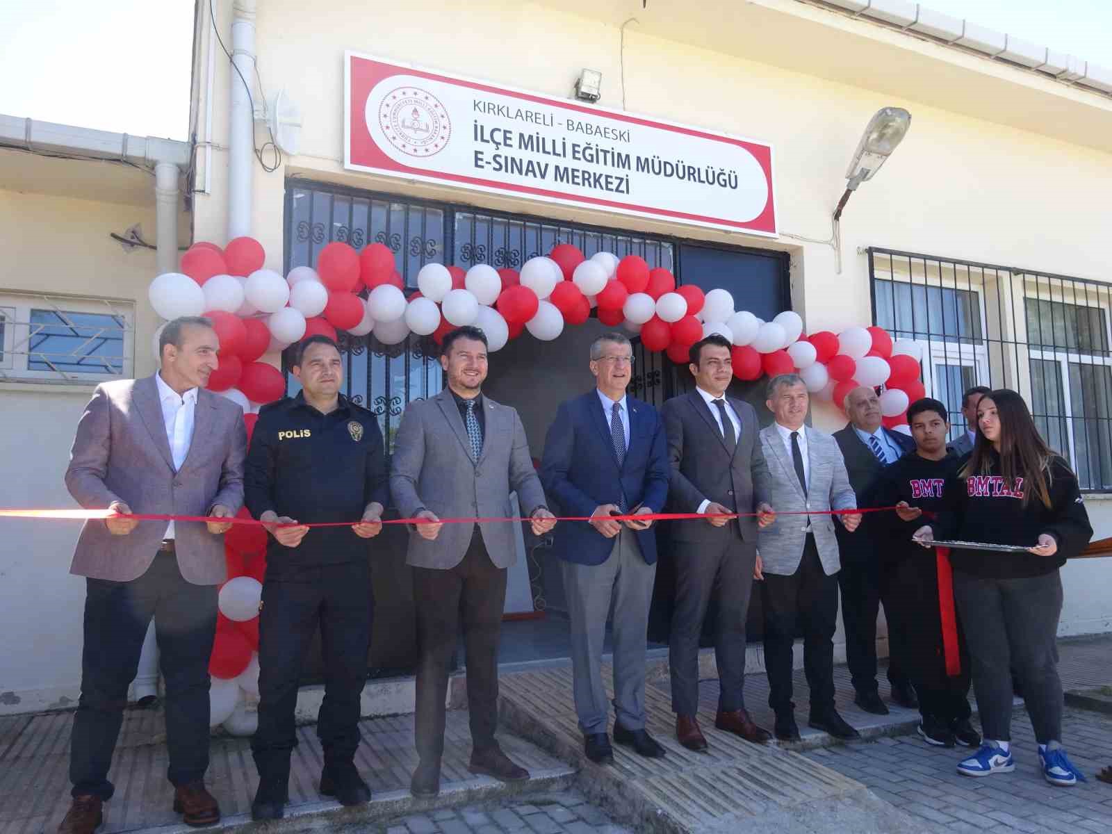 Babaeski’de E-Sınav Merkezi açıldı