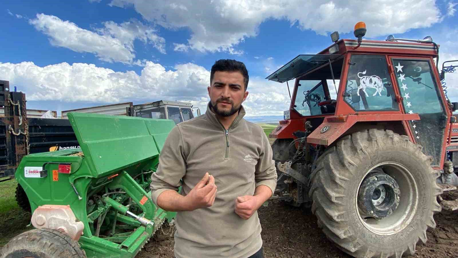 Kars&rsquo;ın bereketli toprakları nohut ve mercimekle buluştu
