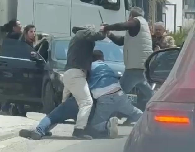 Satırlı maganda tutuklandı