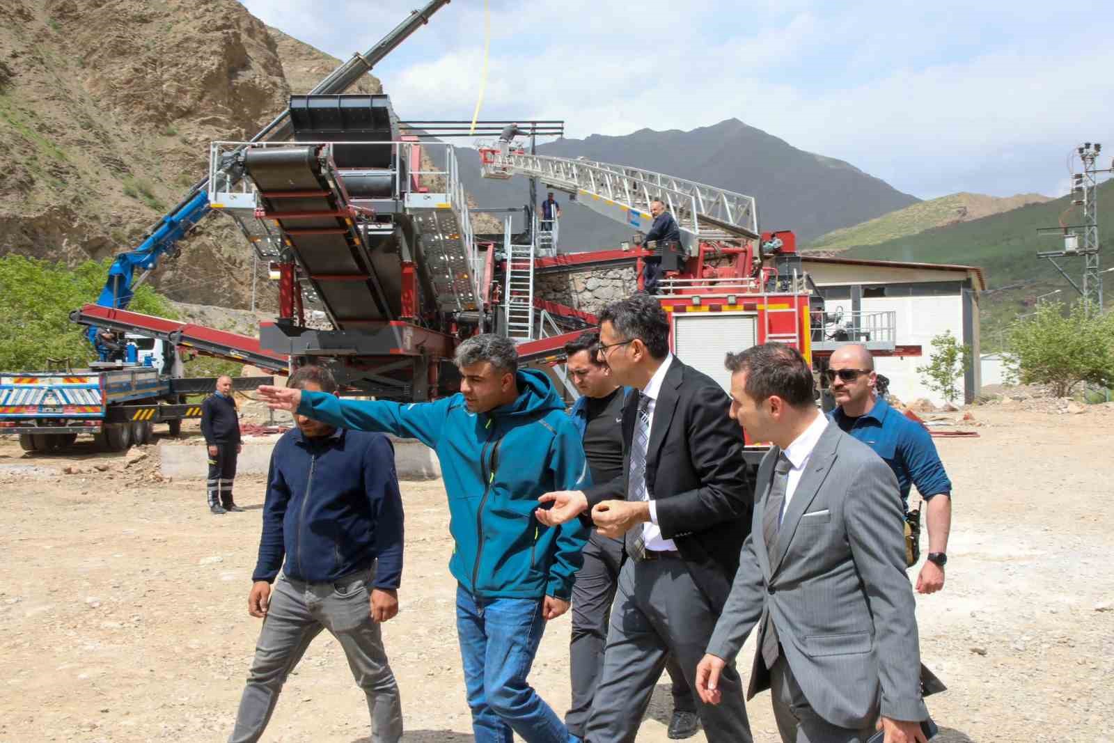 Hakkari’de 150 tonluk üretim kapasiteli tesis kuruluyor