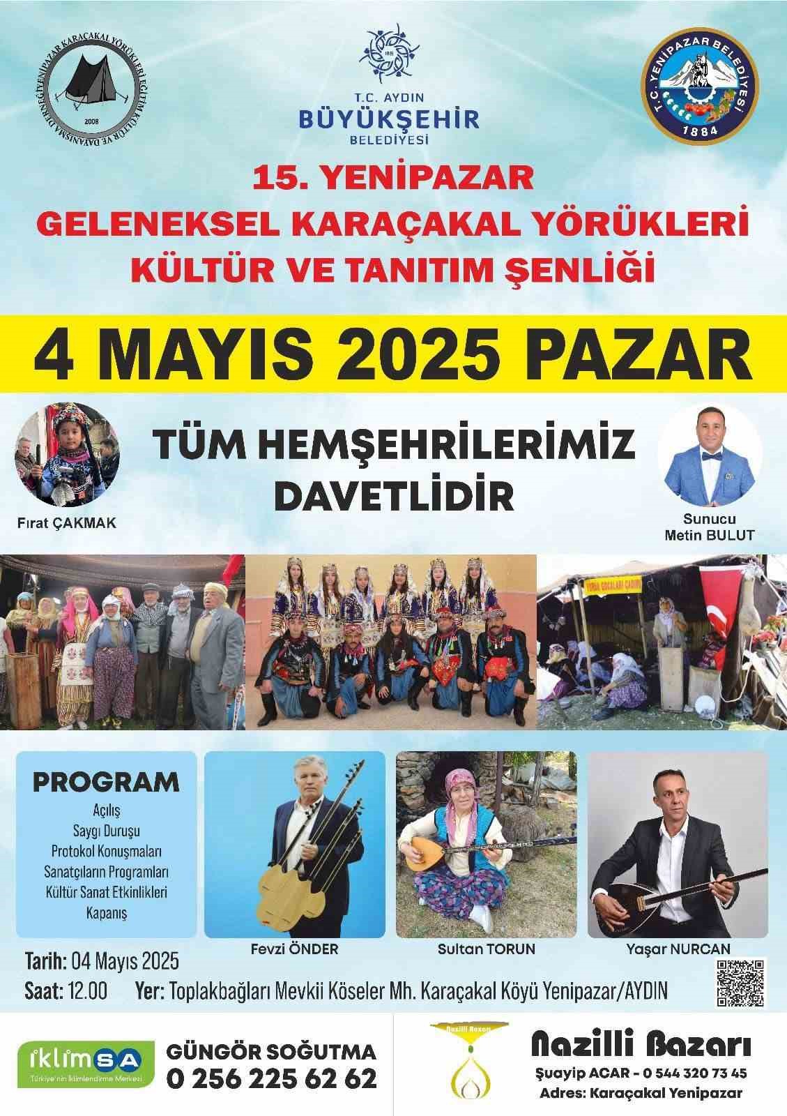 Yörükler Karaçakal Şenliği’nde buluşacak
