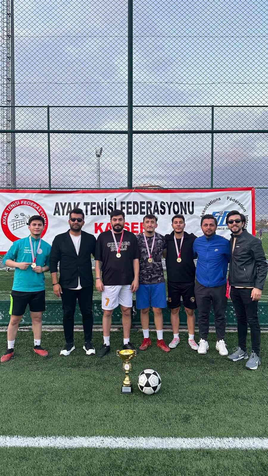 Kayseri’de Ayak Tenisi heyecanı yaşandı

