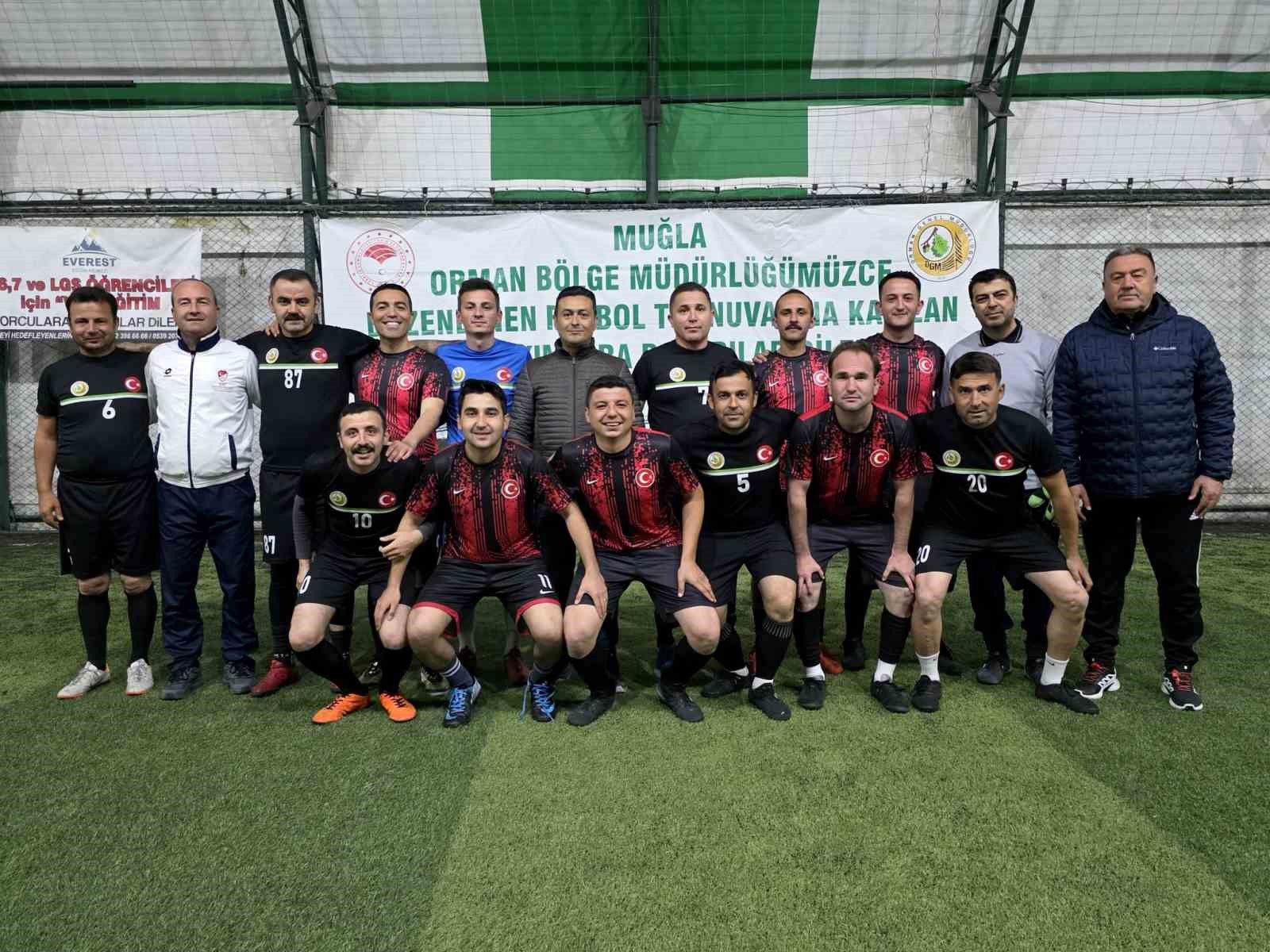 Muğla Orman Bölge Müdürlüğü halı saha turnuvasında finalistler belli oldu
