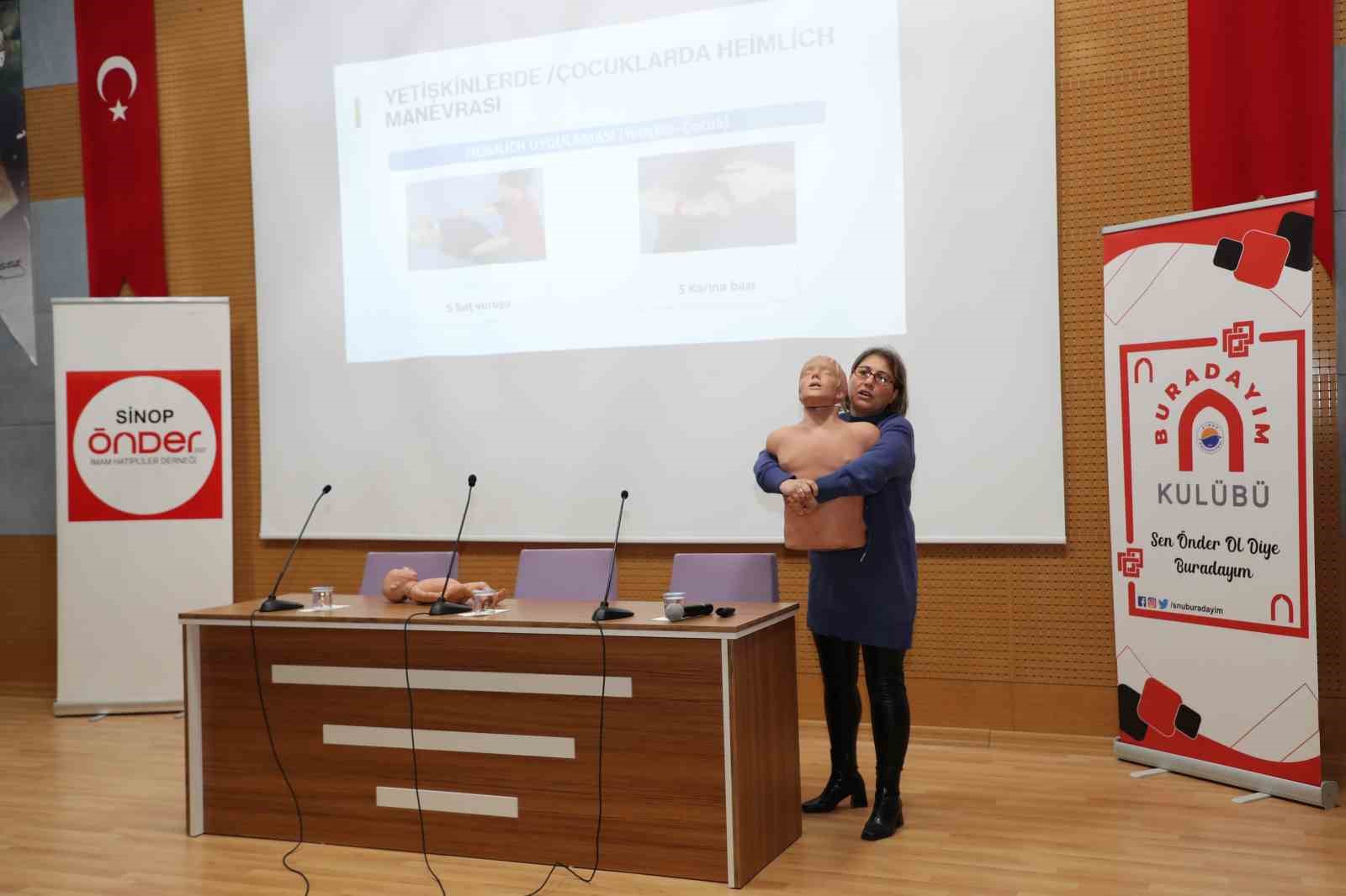 Sinop’ta hayat kurtaran konferans