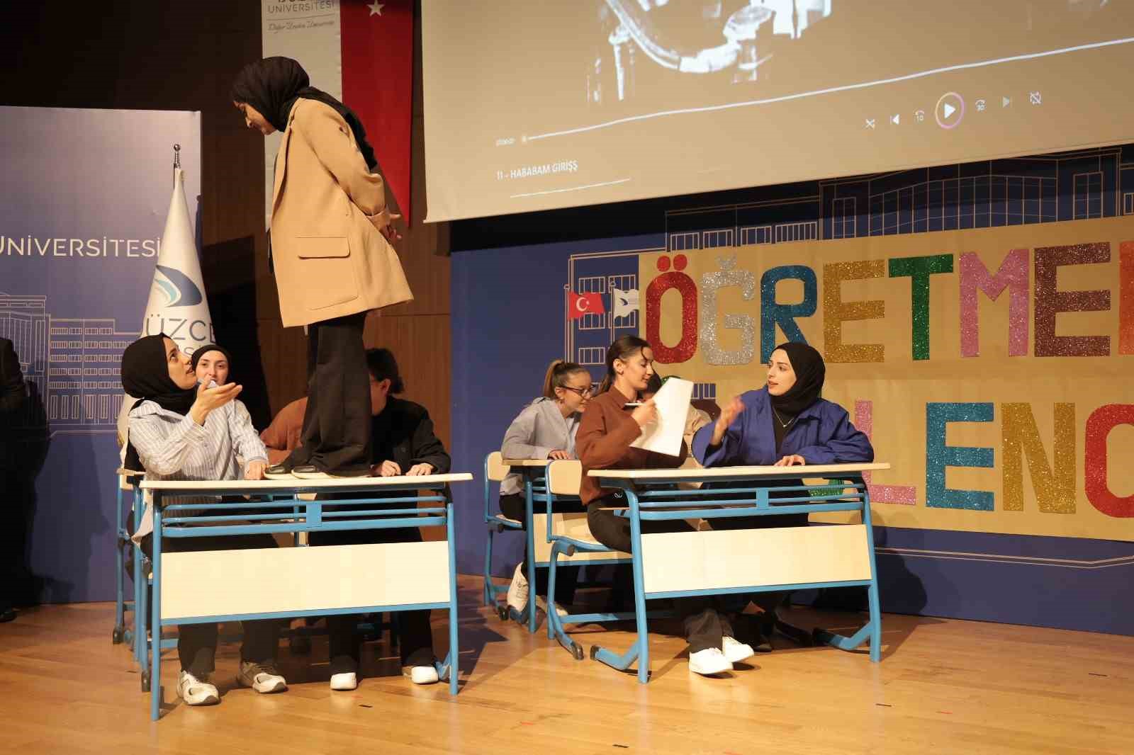 Öğretmence eğlence renkli anlara sahne oldu