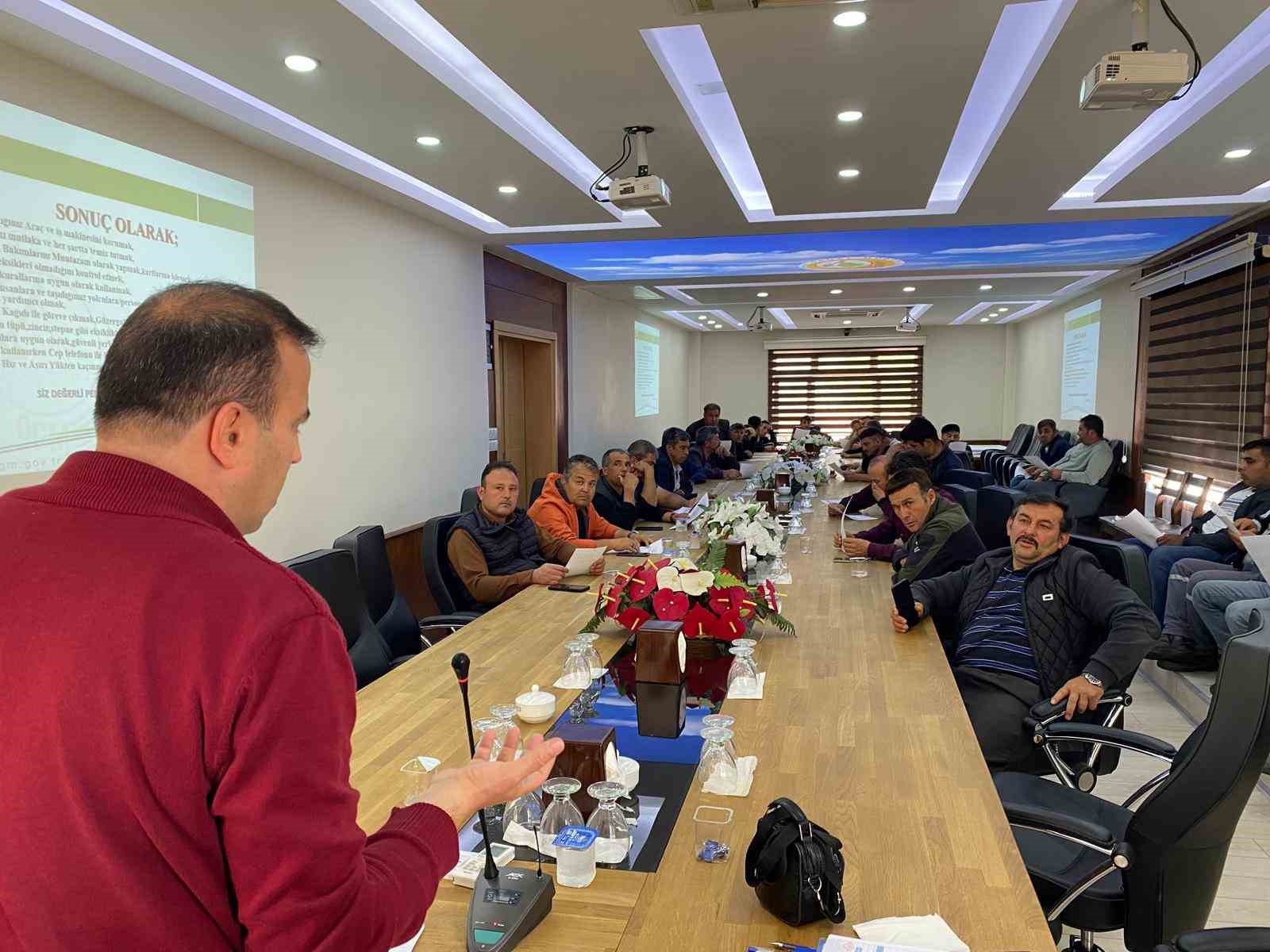 Muğla’da iş kamyonu operatörü yetiştirme kursu verildi