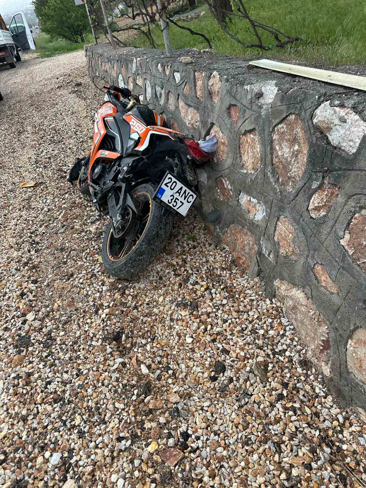 Elazığ’da motosiklet kazası: 1 yaralı