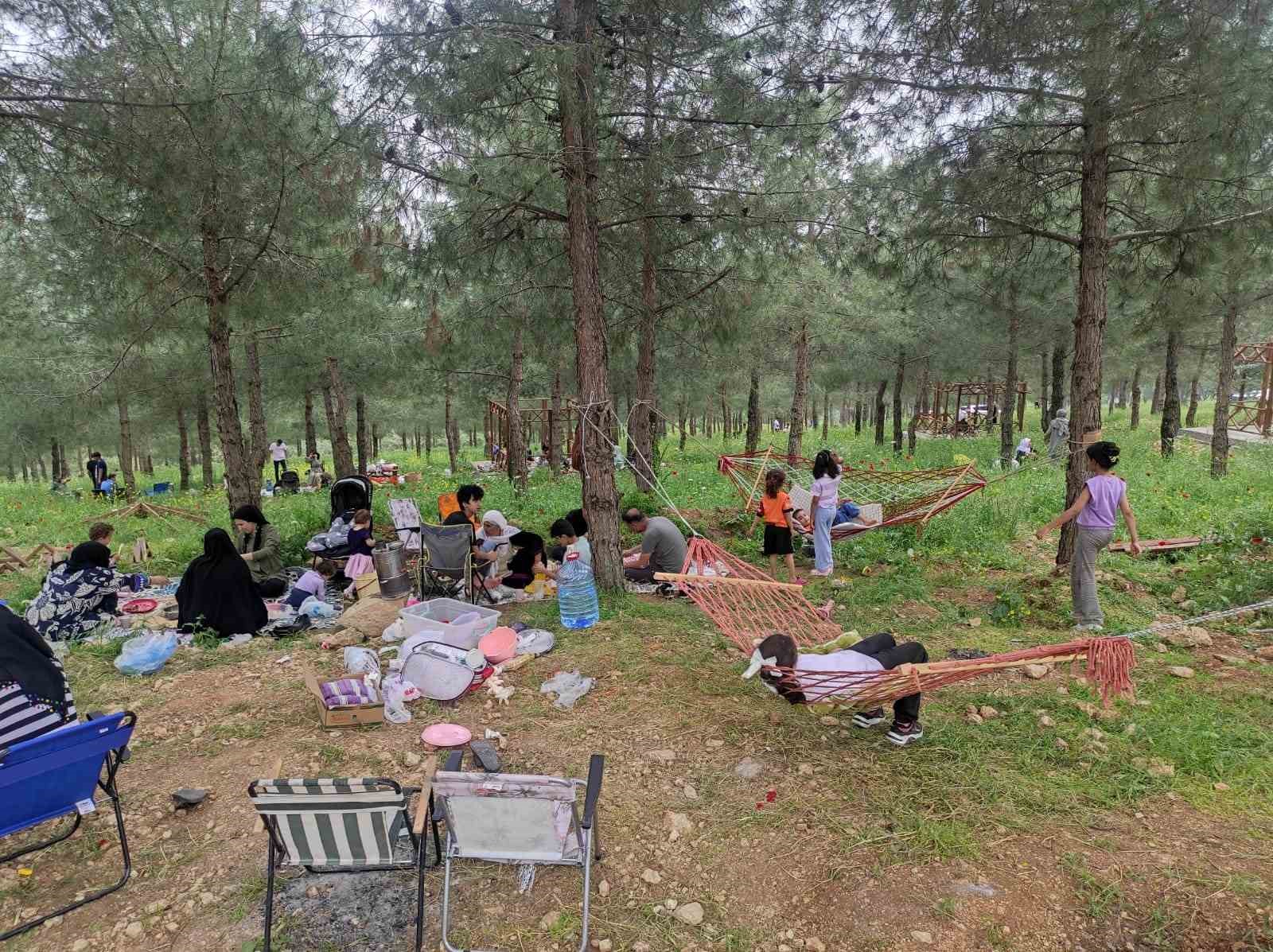 Batman’daki Malabadi Tabiat Parkı’na yoğun ilgi
