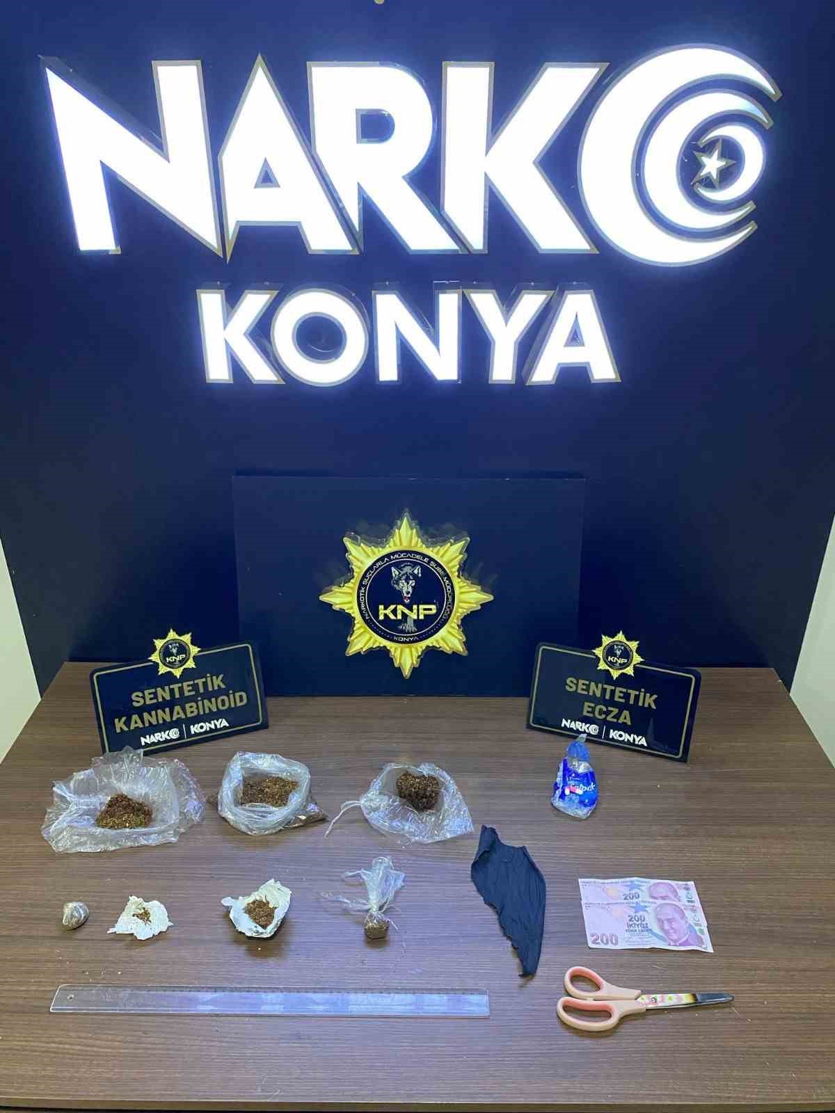 Konya Emniyetinden 1 haftada 38 narkotik operasyonu: 37 tutuklama
