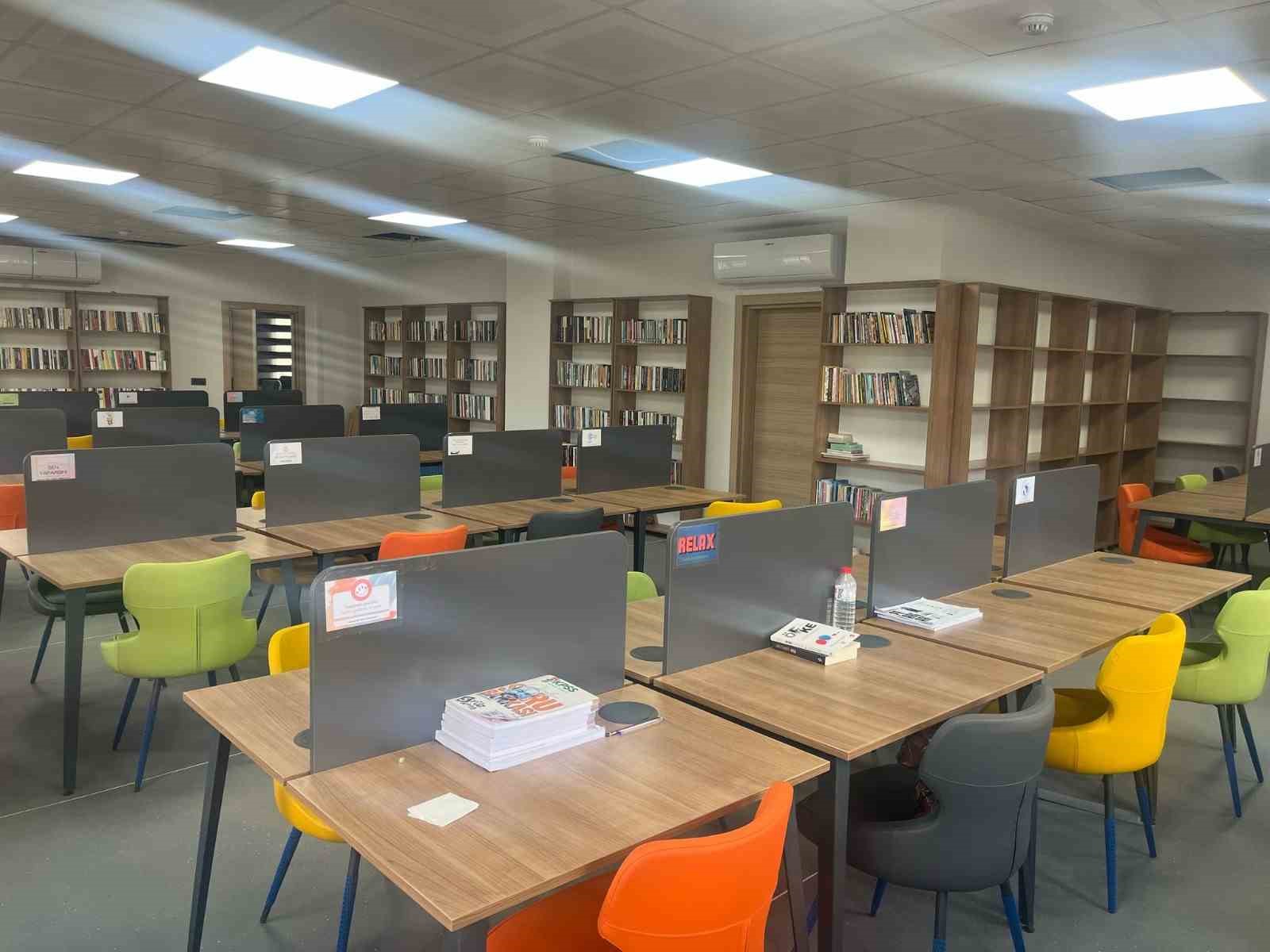 Samsat’ta kütüphane açıldı