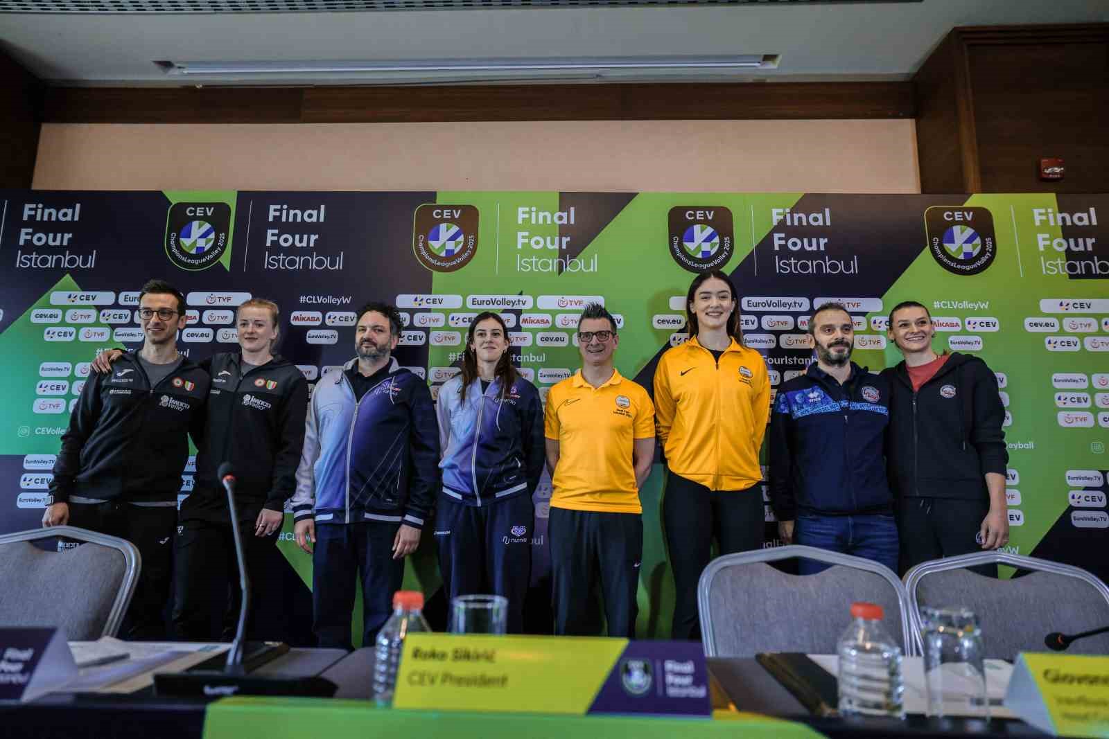 2025 CEV Şampiyonlar Ligi Dörtlü Finali’nin basın toplantısı yapıldı