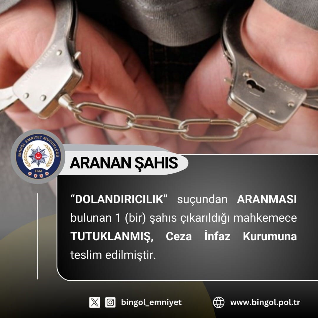 Bing&ouml;l&rsquo;de uyuşturucuya ge&ccedil;it yok
