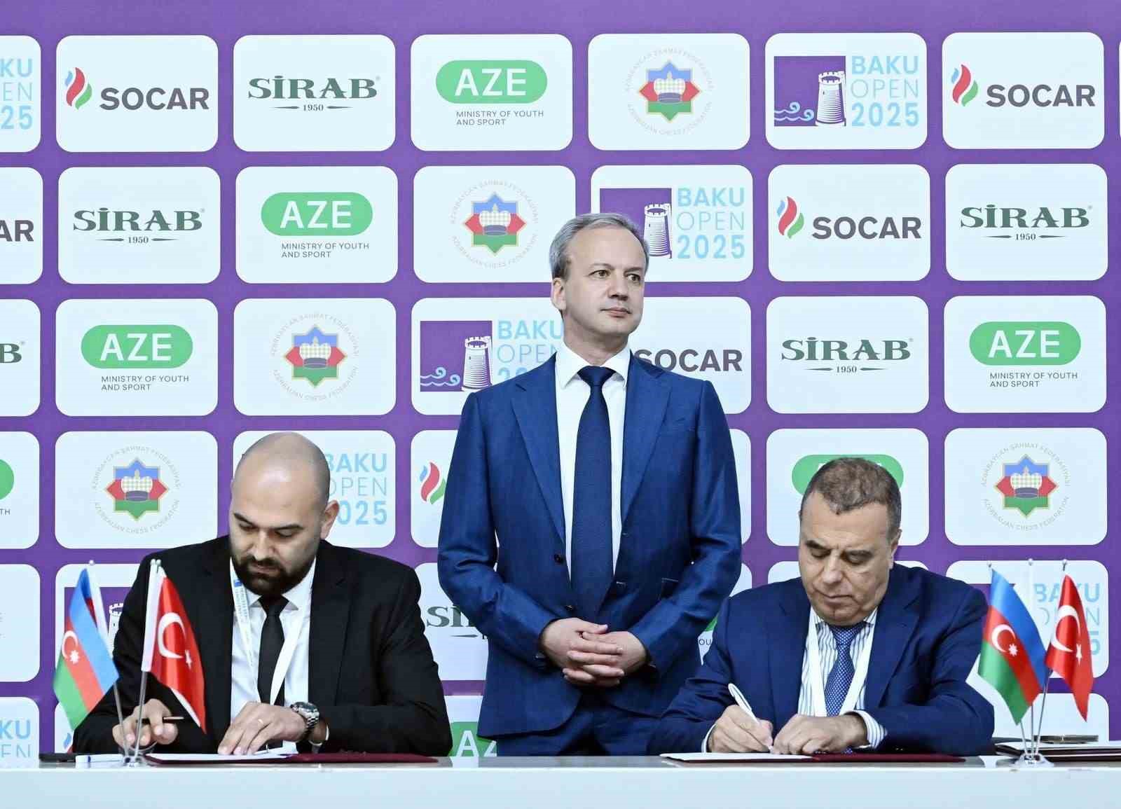 T&uuml;rkiye Satran&ccedil; Federasyonu ve Azerbaycan Satran&ccedil; Federasyonu arasında iş birliği anlaşması
