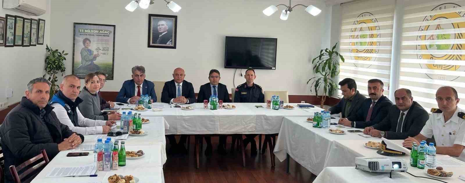 Marmaris’te 2025 yılı orman yangınlarıyla mücadele komisyonu toplandı
