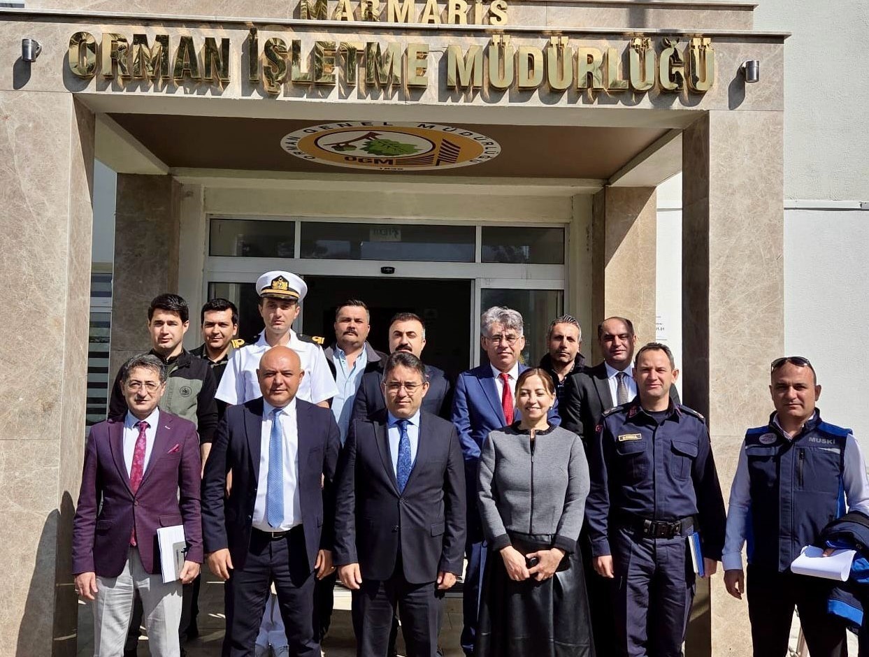 Marmaris’te 2025 yılı orman yangınlarıyla mücadele komisyonu toplandı