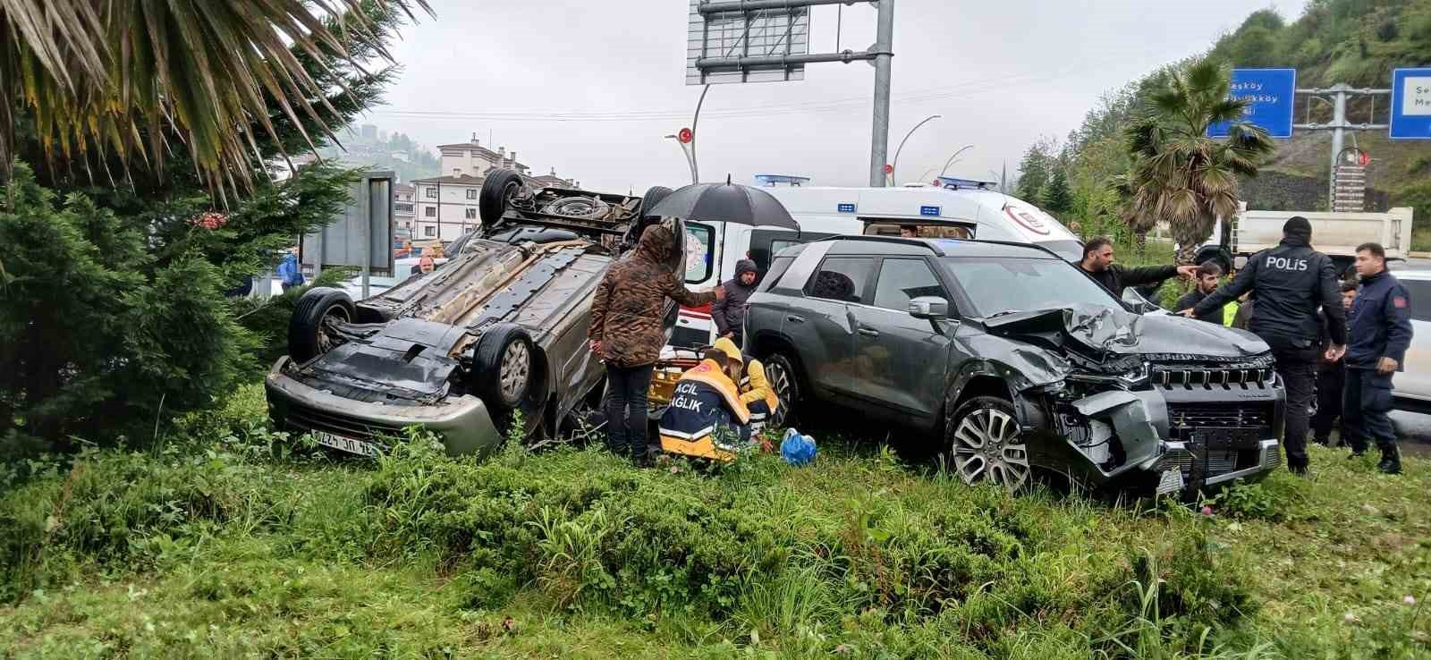 Rize’de trafik kazası: 1 ölü