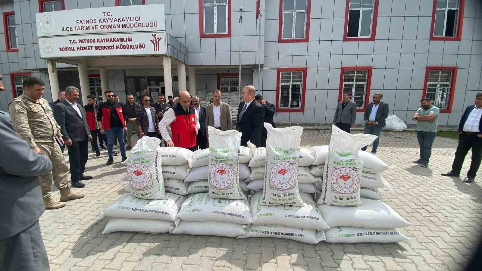 TAKEP Projesi kapsamında kuru fasulye tohumu dağıtıldı