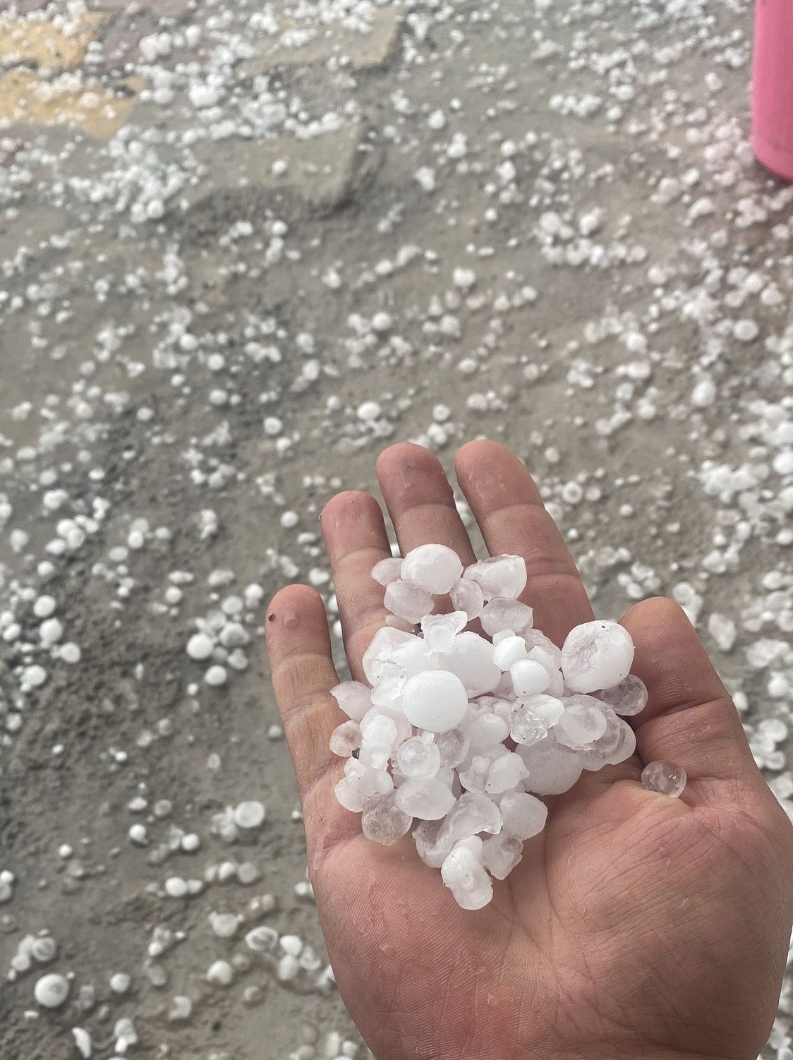 Adıyaman’da dolu yağışı etkili oldu