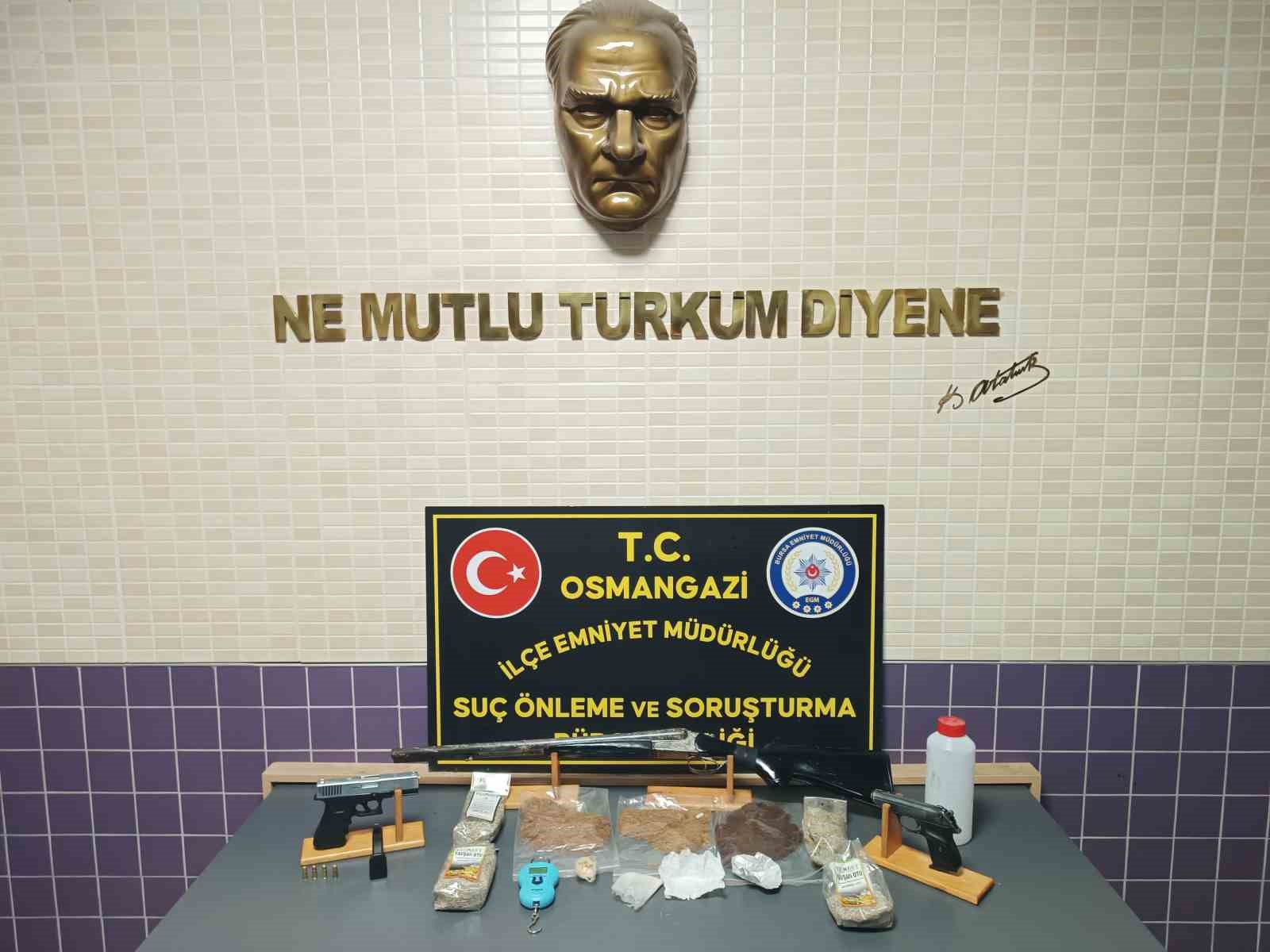 Bursa&rsquo;da uyuşturucu tacirlerine ge&ccedil;it yok
