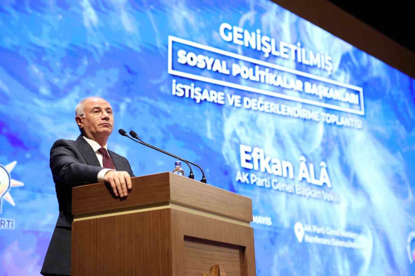 AK Parti Genel Başkan Vekili Ala’dan CHP’ye tepki