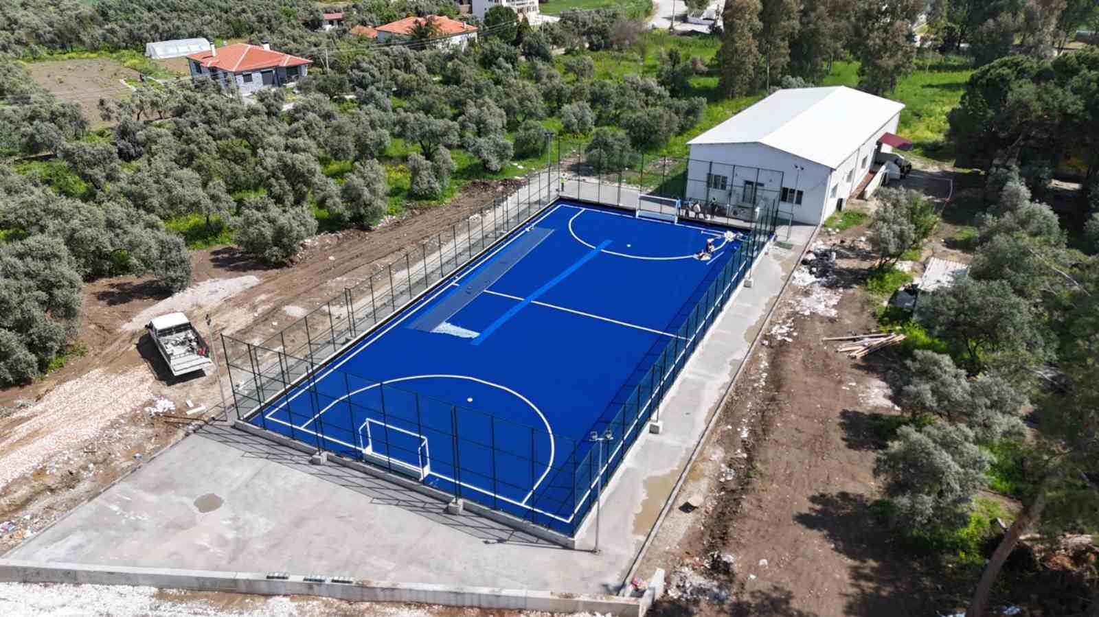 Yatağan Bozüyük Çim Hokeyi sahası tamamlandı