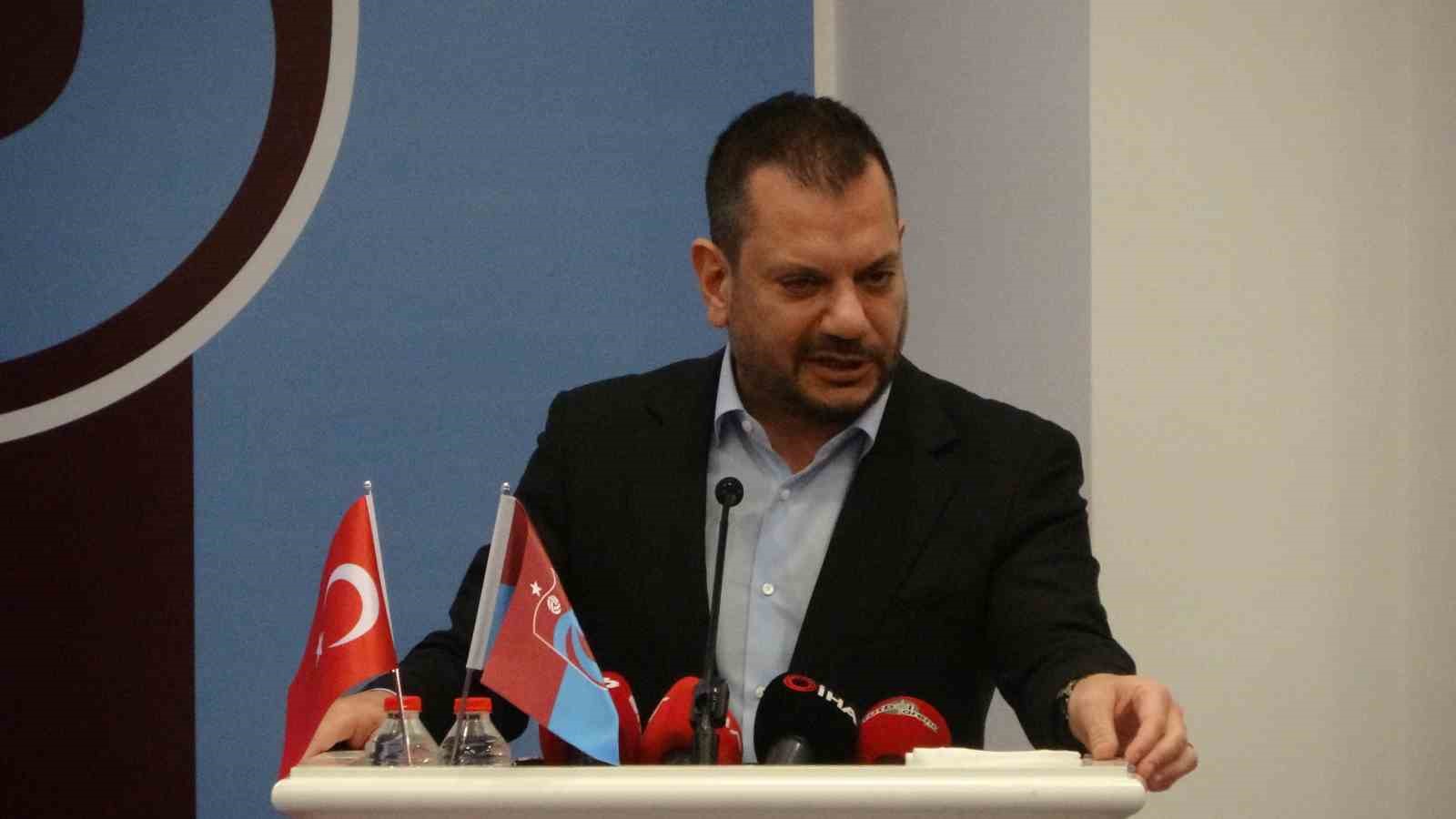 Ertuğrul Doğan: "Trabzonspor’un en büyük sorunu gelir-gider arasındaki dengesizlik"
