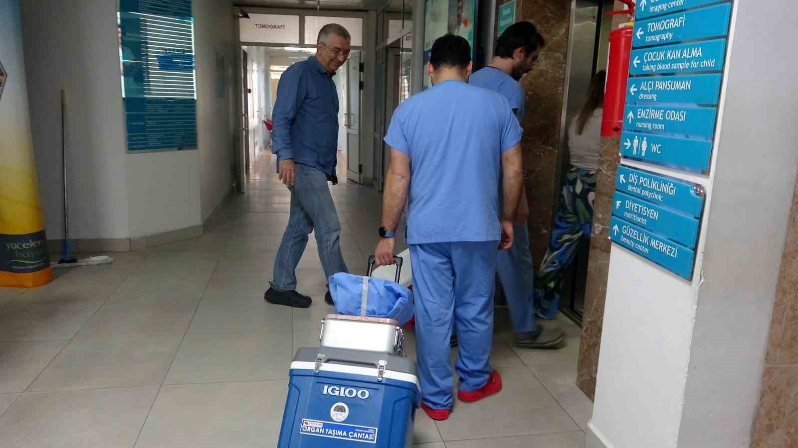 Muğla’da beyin ölümü gerçekleşen hastanın karaciğeri İzmir’e nakledildi