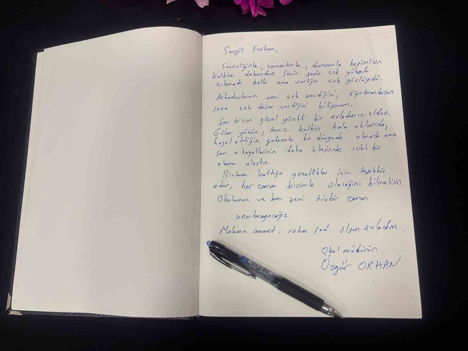 Sınıf arkadaşları k&uuml;&ccedil;&uuml;k Furkan&rsquo;ı unutmadı; Furkan&rsquo;ın adı k&uuml;t&uuml;phanede yaşayacak
