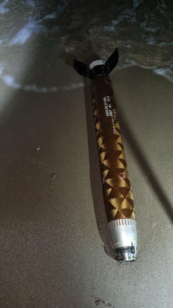 Sahilde gezintiye çıkan vatandaş fark etti: Ekipler harekete geçti