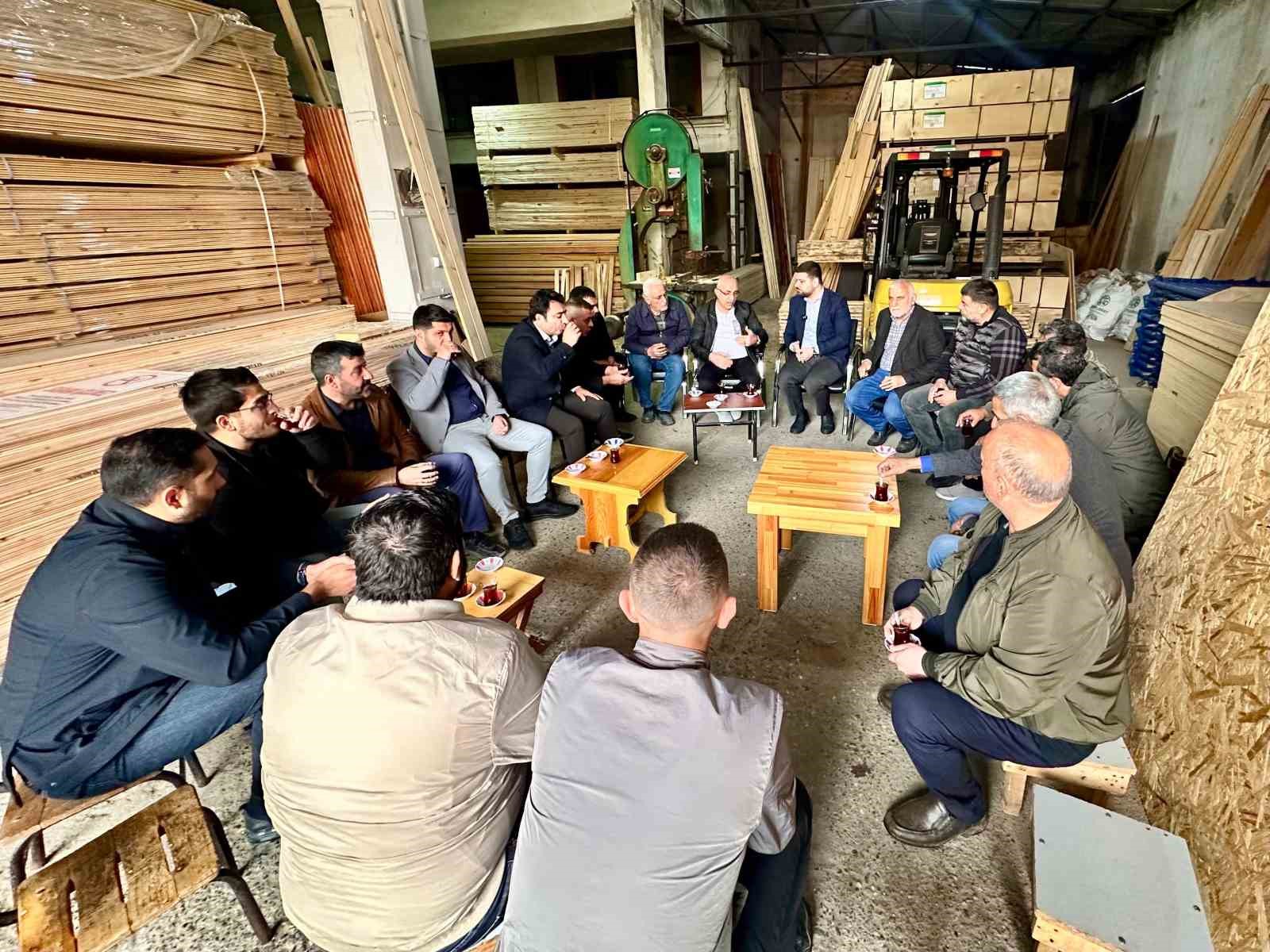 Esen:  "Sanayi sitesi yerinde d&ouml;n&uuml;şerek cazibe merkezi haline gelmeli"
