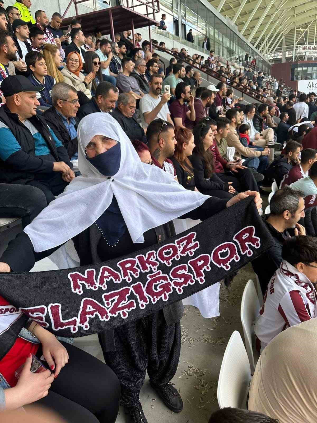 Elazığspor fanatiği Muhsine nine