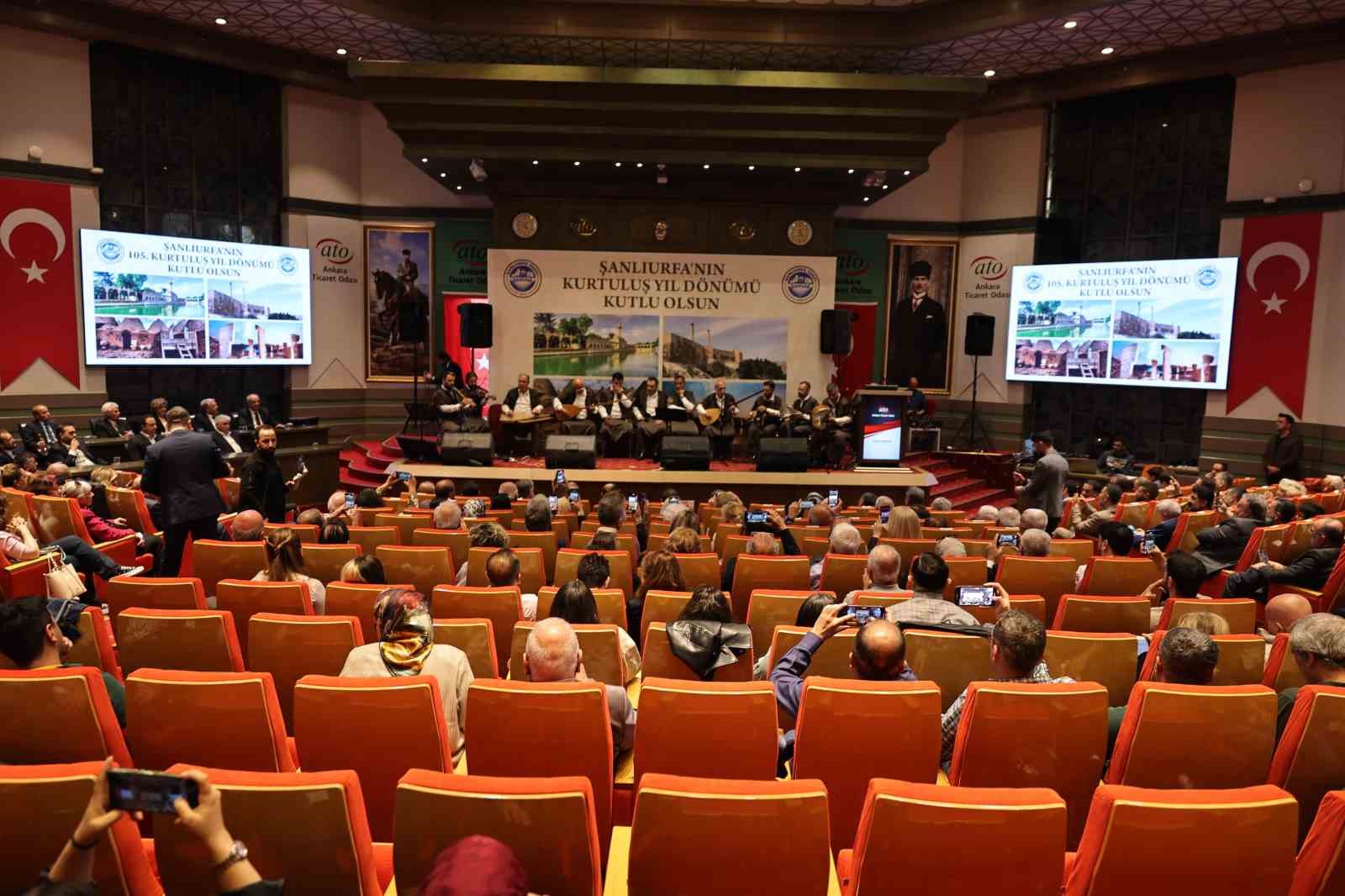 Şanlıurfa’nın 105 yıllık kurtuluş gururu başkentte yaşatıldı
