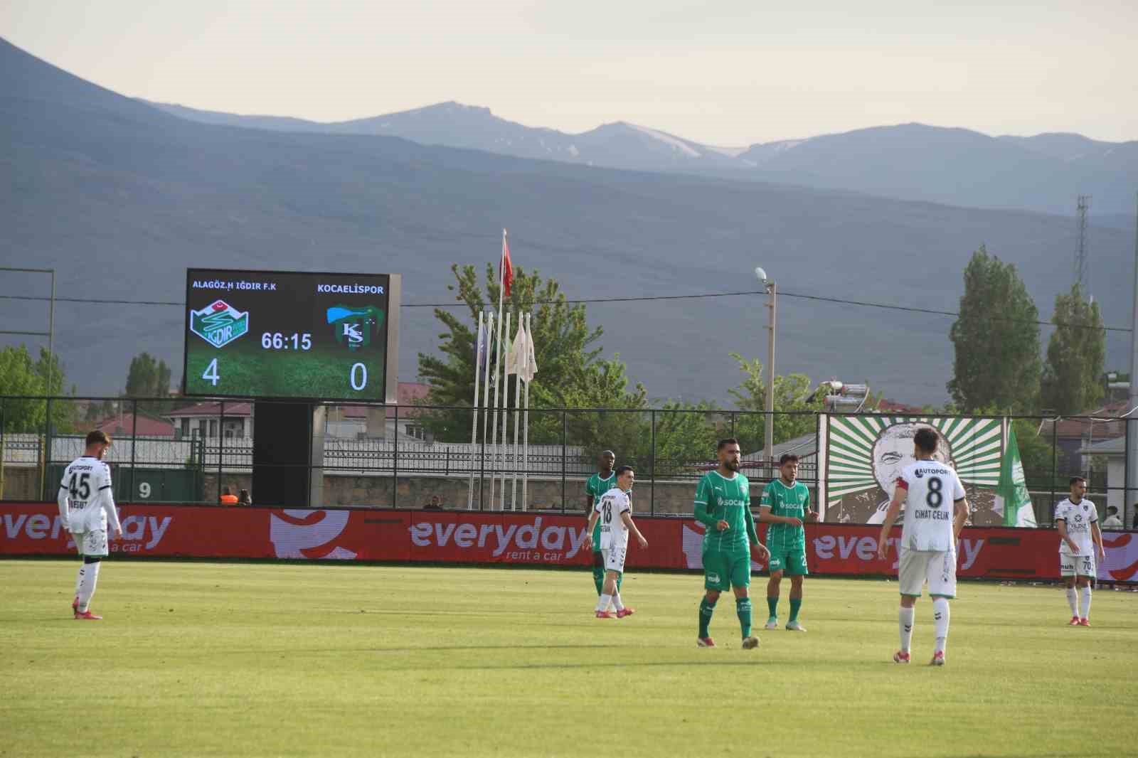 Trendyol 1. Lig: Iğdır FK: 4 - Kocaelispor: 0

