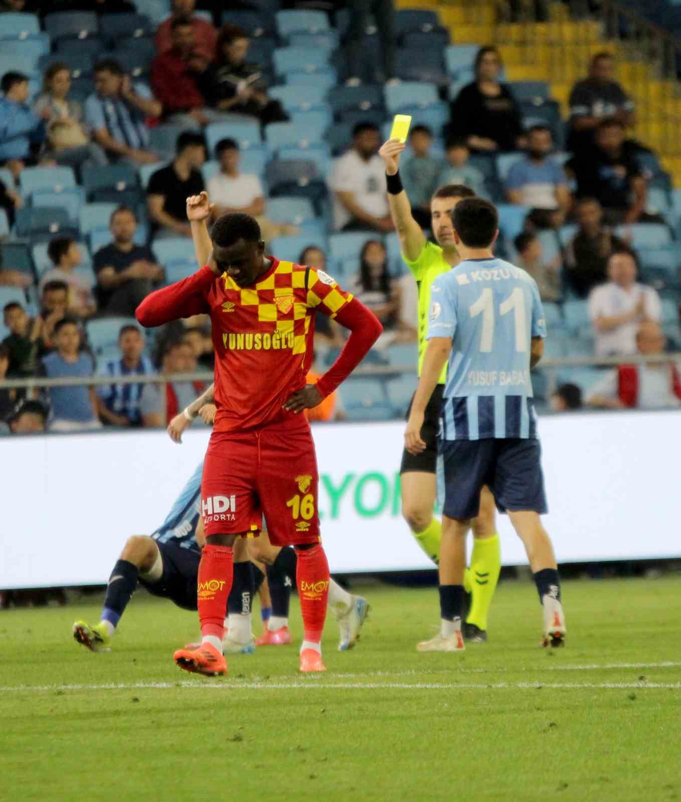 Trendyol Süper Lig: Adana Demirspor: 1 - Göztepe: 2 (Maç sonucu) 