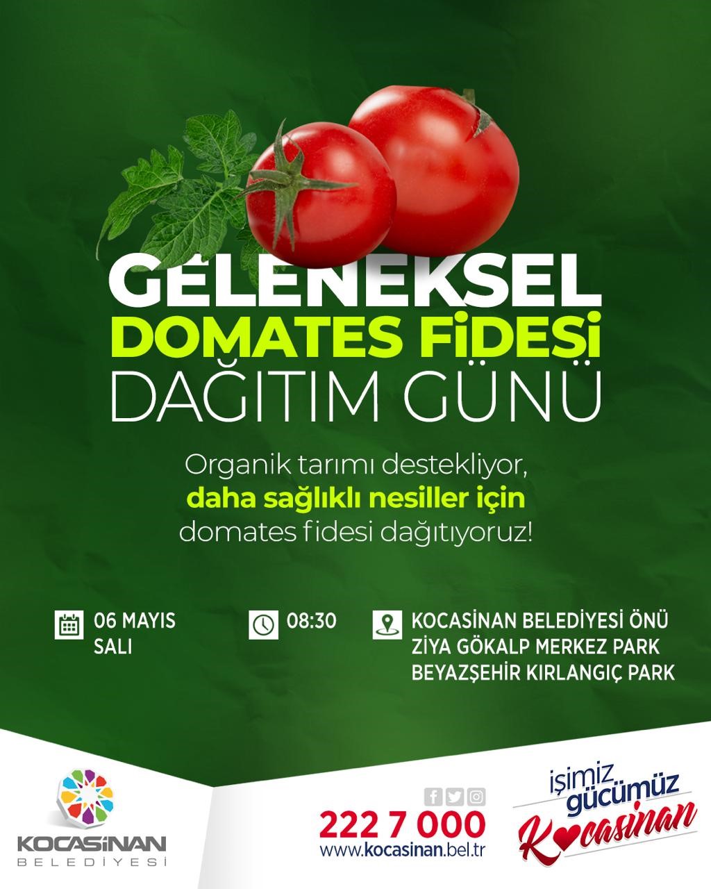 Başkan &Ccedil;olakbayrakdar&rsquo;dan organik domates fidesi dağıtımına davet
