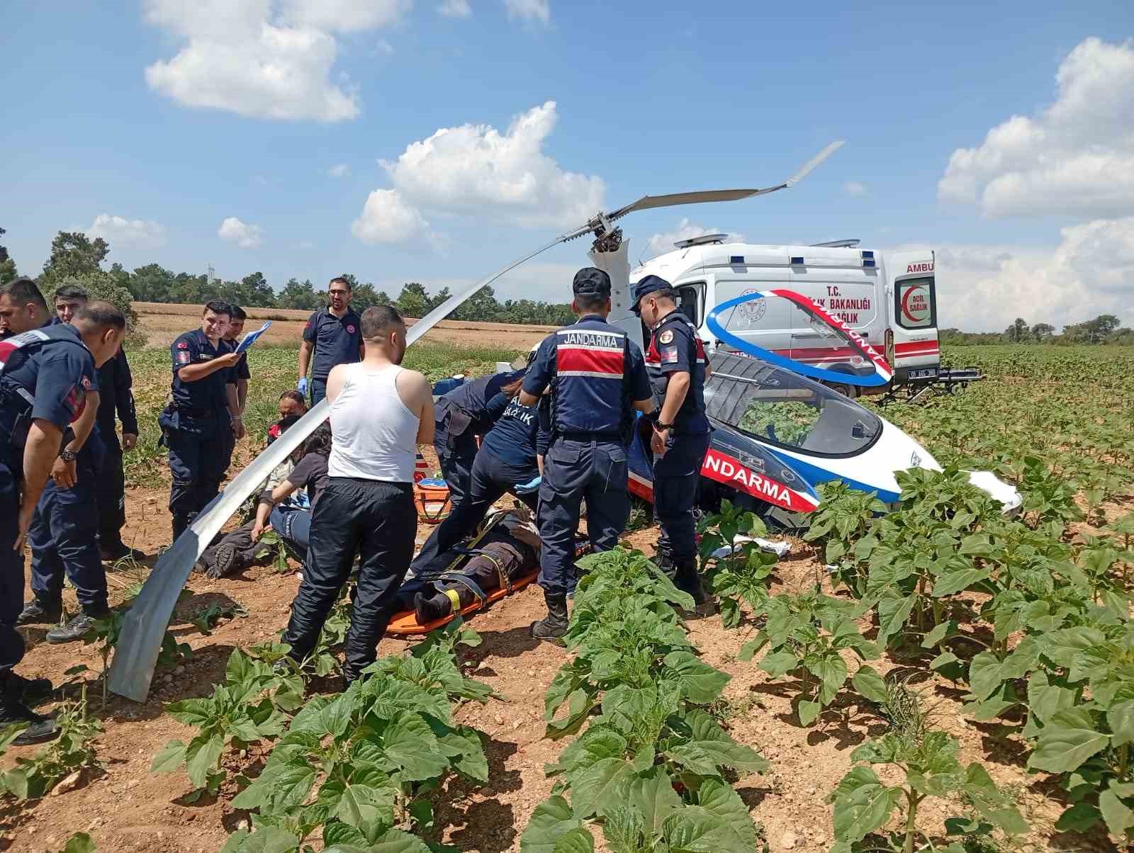 Cayrokopter kazasında yaralanan personelin isimleri belli oldu