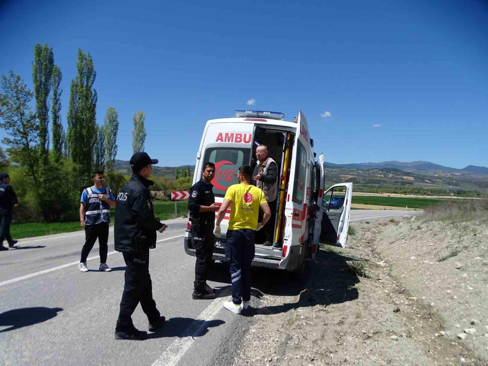 Hisarcık&rsquo;ta trafik kazası: 1 yaralı
