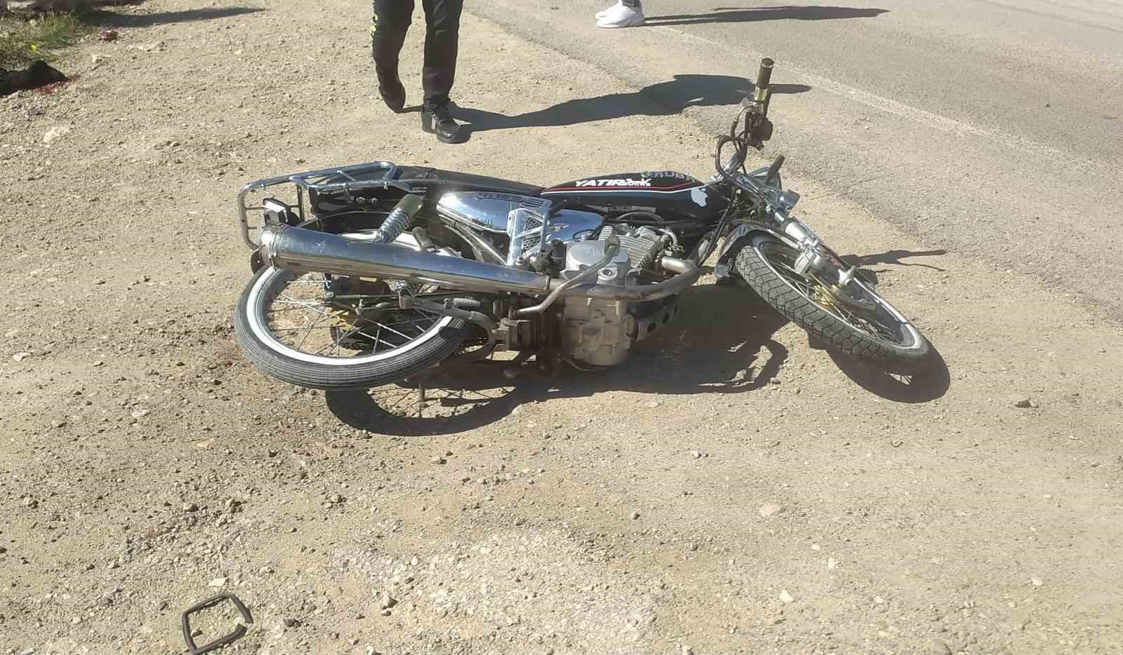 Hisarcık’ta motosiklet kazası: 1 yaralı