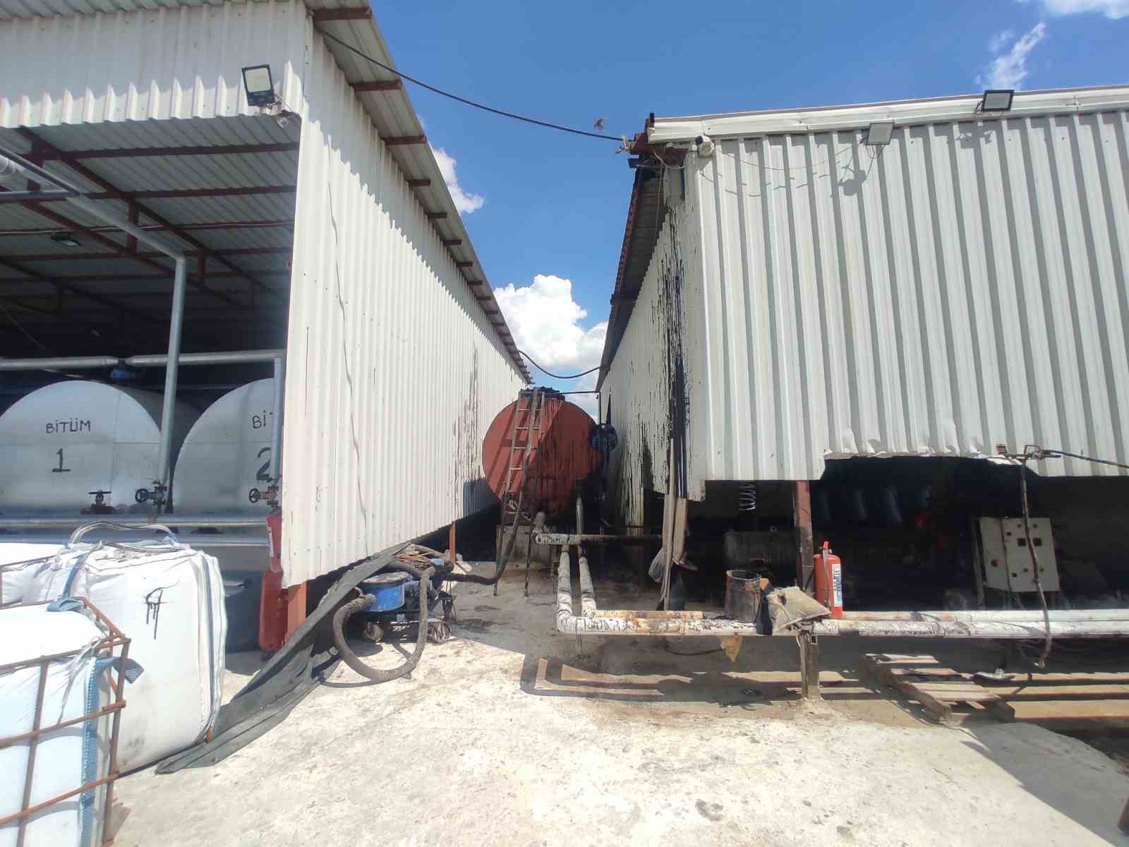 Asfalt üretim tesisinde kaçak akaryakıt üretimi: 1 gözaltı