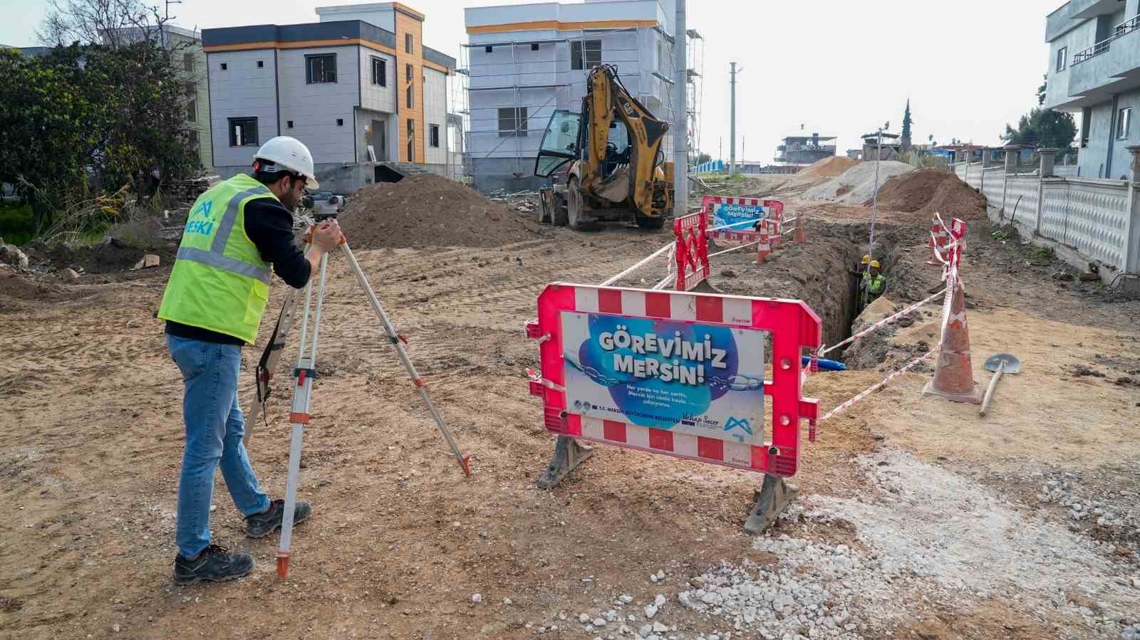MESKİ Tarsus’ta yeni yerleşim bölgelerine atık su altyapısı kazandırdı 