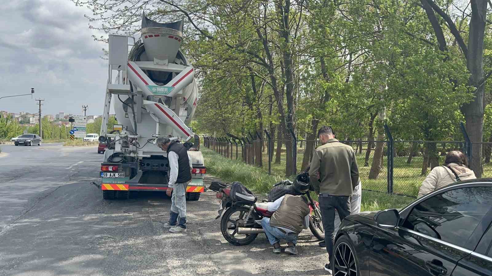 Çorlu’da trafik kazası: 2 yaralı