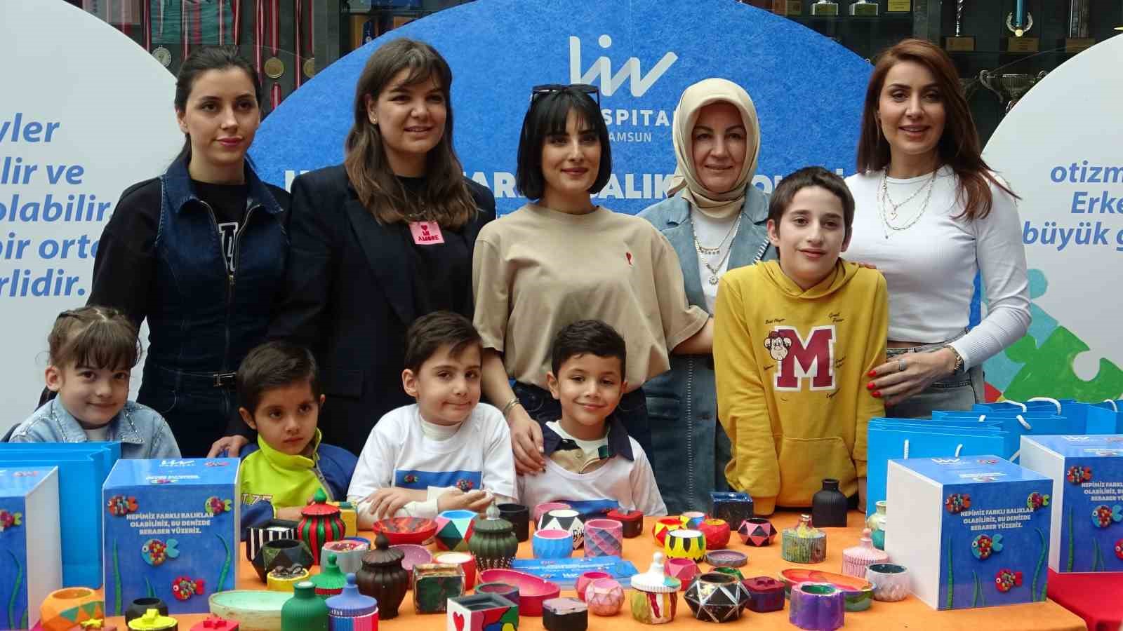 Samsunlu anne ve çocuklardan otizmli çocuklara destek